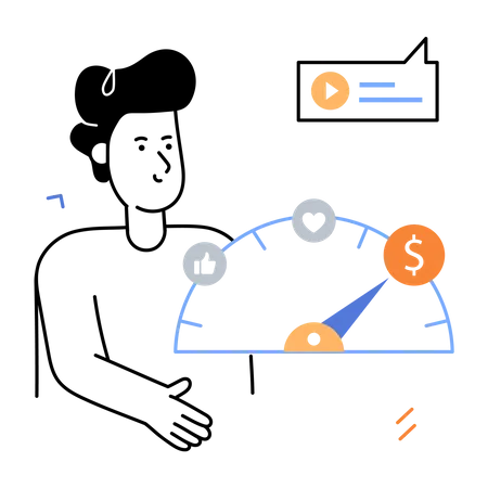 Rendimiento de las ventas  Ilustración