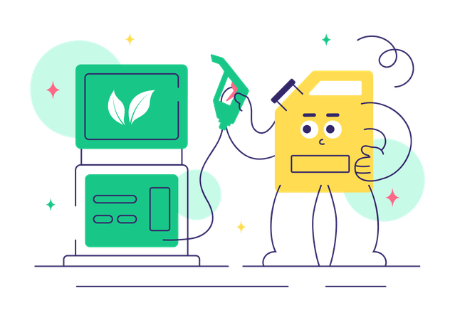 Renewable Biofuel  Illustration