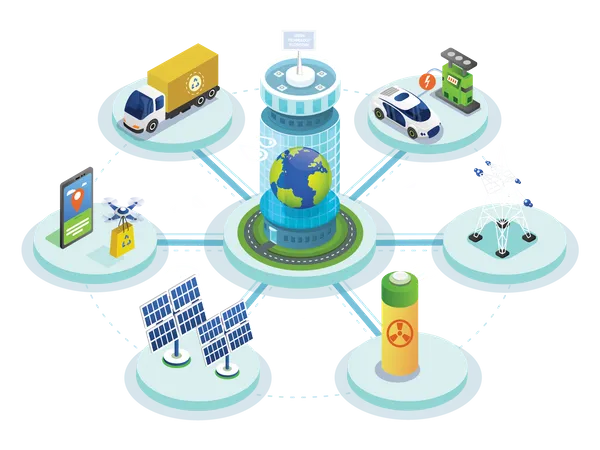 Renewable Energy  Illustration