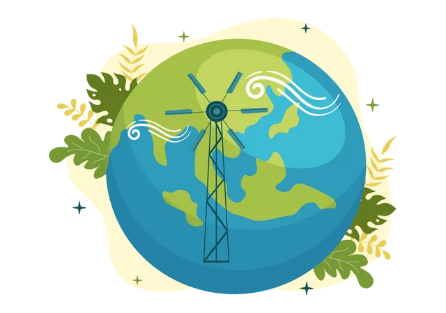 Renewable Energy  Illustration