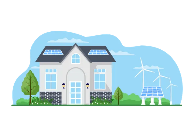 Renewable Energy Supply Illustration