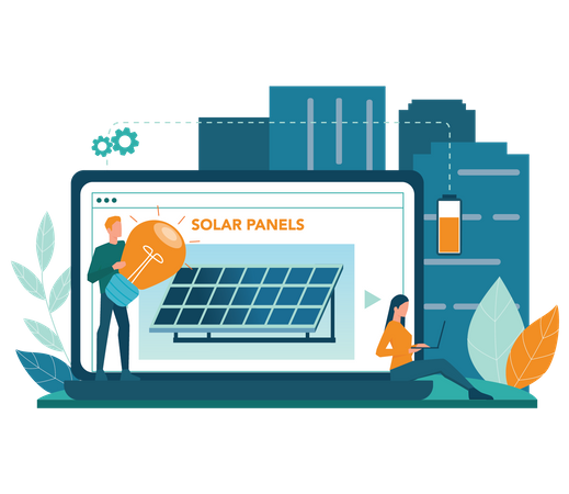 Renewable Energy Supply  Illustration