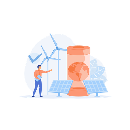 Renewable Resource  Illustration