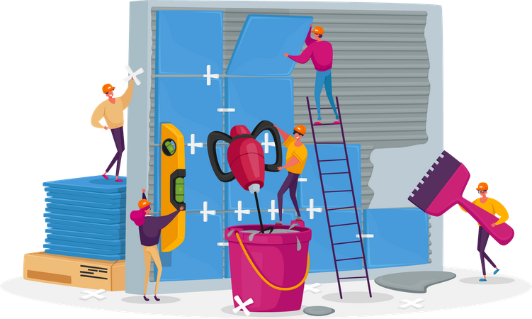 Renovação de casa  Ilustração
