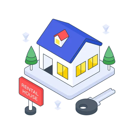 Rental House  Illustration