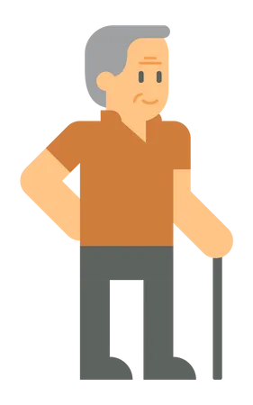Rentner  Illustration