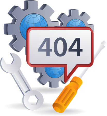 Repair internet error code 404 1  Illustration