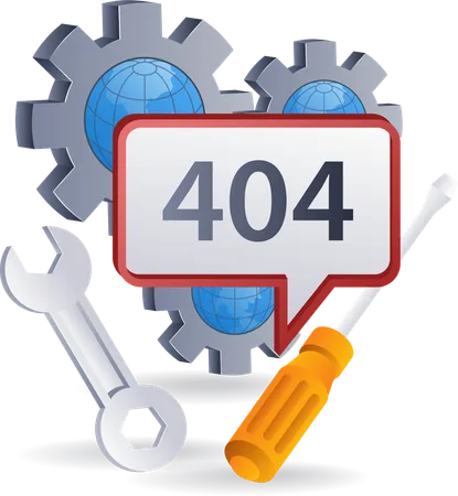 Repair internet error code 404 1  Illustration