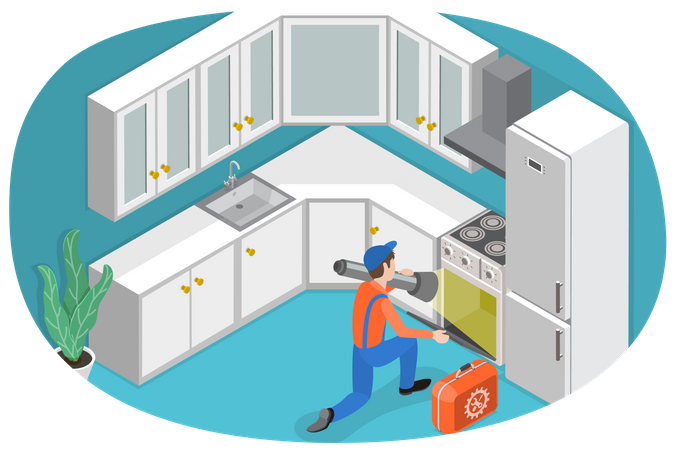 Repair Support Service  Illustration