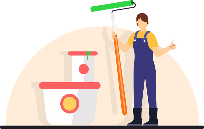 Repair worker  Illustration