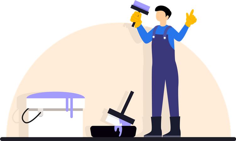 Repair worker  Illustration