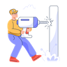 illustration for drill-machine