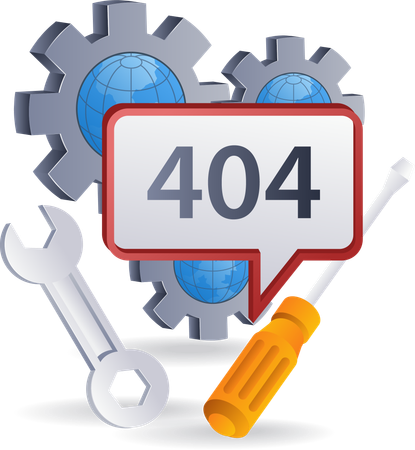 Reparar código de error de internet 404 1  Ilustración