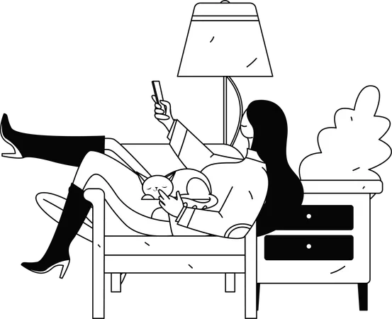 Repos à la maison55-01nouveau  Illustration
