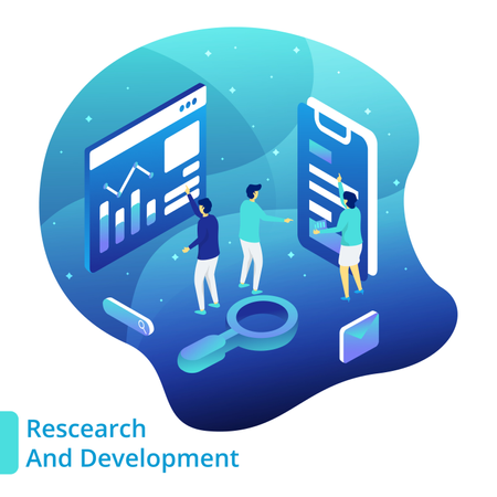 Research And Development  Illustration