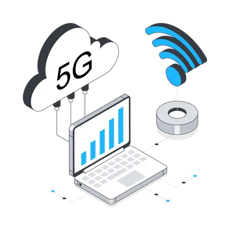 Réseau cloud 5g  Illustration