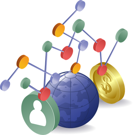 Réseau mondial d'analyse du développement des affaires  Illustration