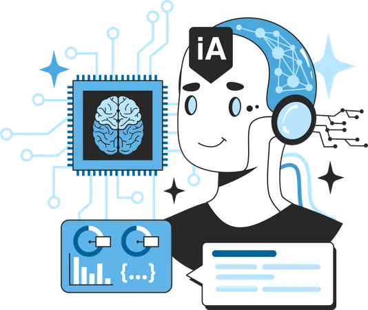 Le réseau de neurones comme branche de l'IA  Illustration