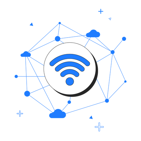 Réseau Wi-Fi  Illustration