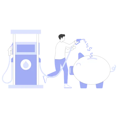Reservas de petróleo  Ilustração