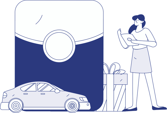 Réserver un taxi  Illustration