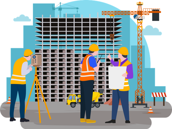 Residential project work  Illustration