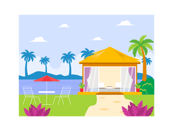 Resort  イラスト