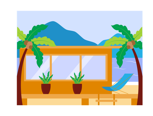 Resort  イラスト