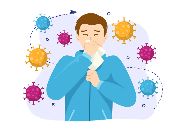 Respiratory Disease  Illustration