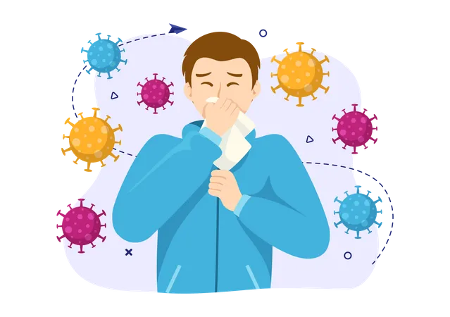 Respiratory Disease  Illustration