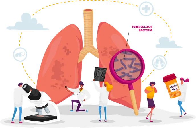 Respiratory Medicine Pulmonology Healthcare Illustration