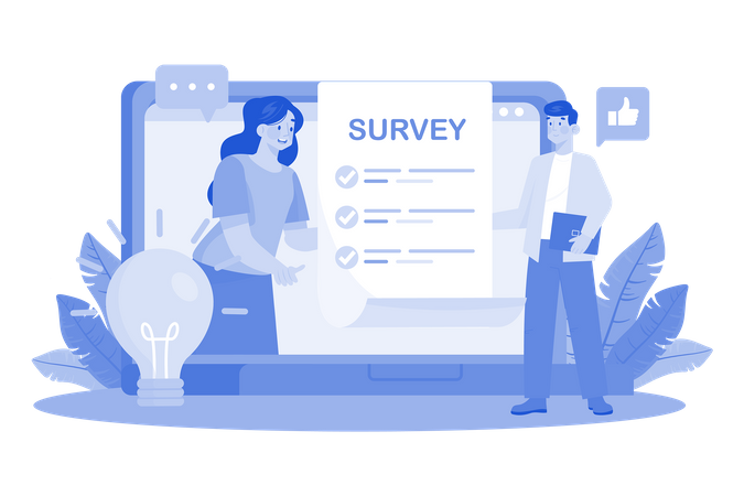 Respondents provide insights in survey responses  Illustration