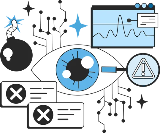 Responsibility for mistakes as neural network  Illustration