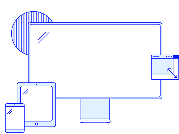 Responsive design  Illustration