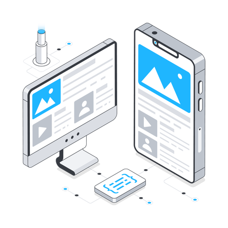 Responsive Design  Illustration