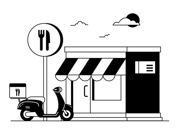 Restaurant  Illustration