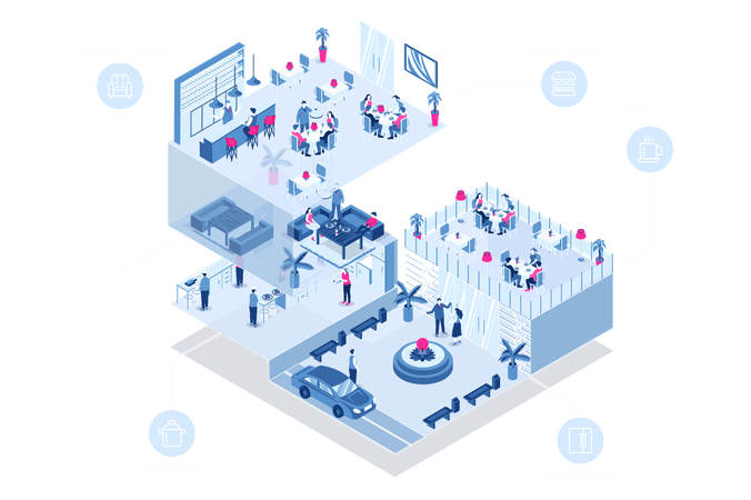 Restaurant  Illustration