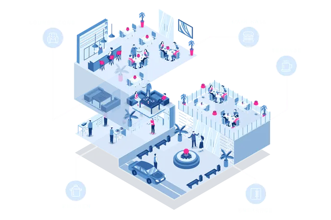 Restaurant  Illustration