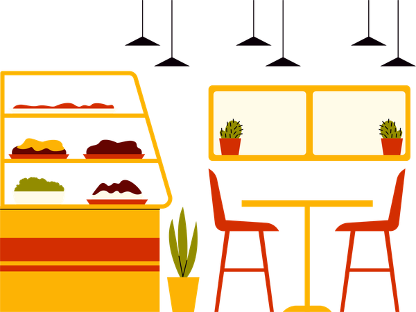 Restaurant  Illustration