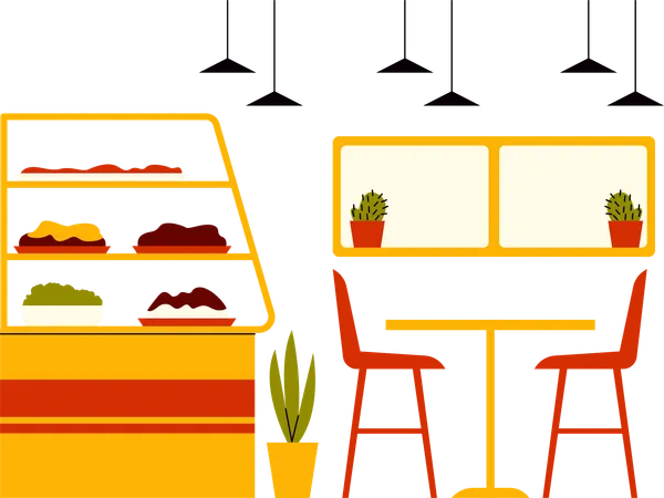 Restaurant  Illustration