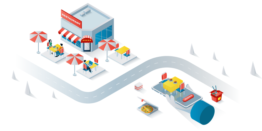 Restaurant  Illustration