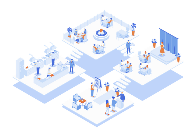 Restaurant  Illustration