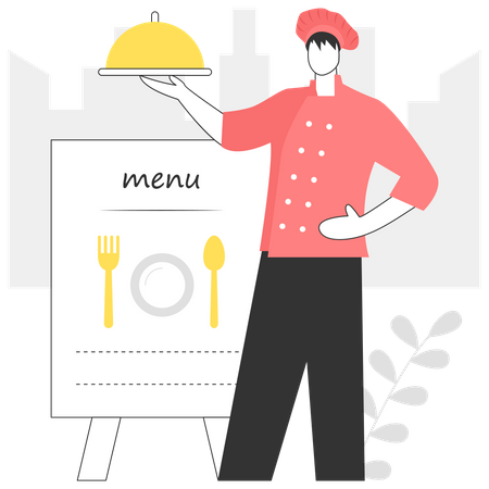Restaurant Menu  Illustration