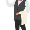 free restaurant waiter illustrations
