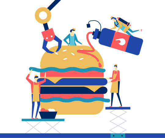 Fast food  Illustration