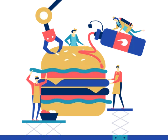 Fast food  Illustration