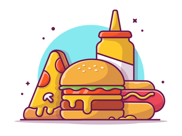 Fast food  Illustration