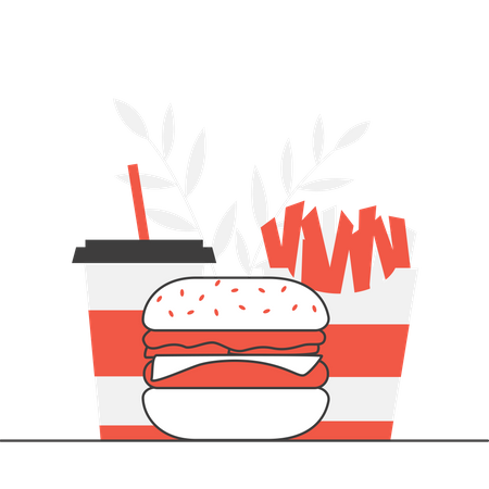 Fast food  Illustration