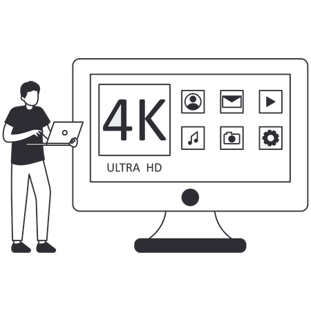 Resultado ultra 4k  Ilustração