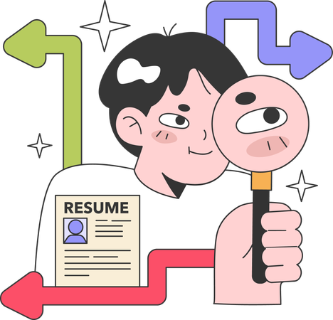 Resume analysis  Illustration